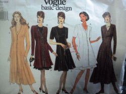 1470 VOGUE SO EZ FLARE SS-LS JACKET / DUSTER, DRESS PATTERN 8-12